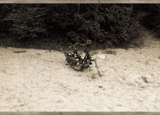 Coin de sables Sépia