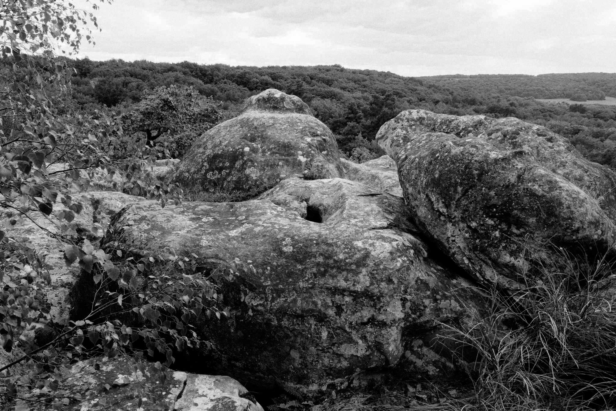Rochers Noir et blanc