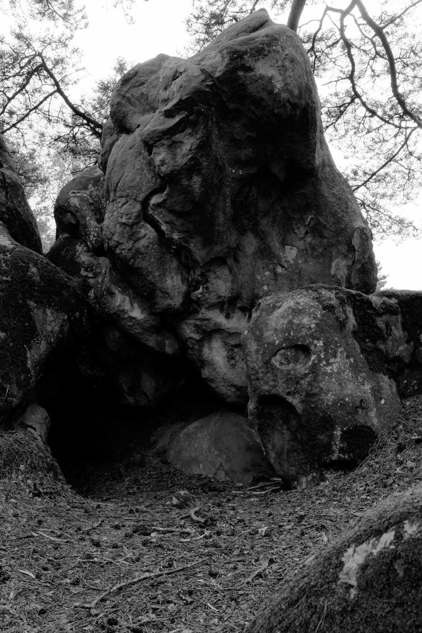 Rochers Noir et blanc